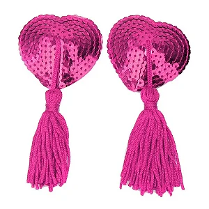 Nipple Cover Coração Rosa