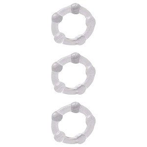 Kit Anel Peniano Com 3 Unidades