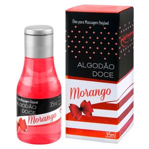 GEL BEIJÁVEL MORANGO ALGODÃO DOCE 35ML LA PIMIENTA
