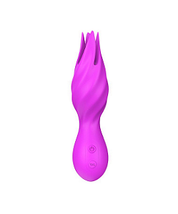 S-Hande Jack - Estimulador de Clitóris Recarregável em Silicone 9 Níveis de Vibração - 15 X 3,7 Cm
