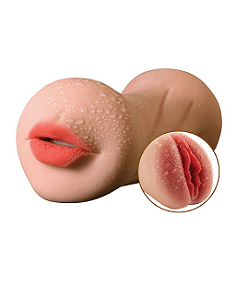 MASTURBADOR BOCA E VAGINA REALÍSTICO
