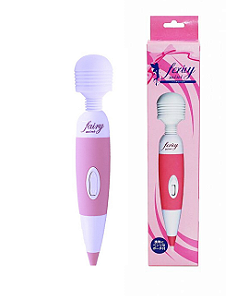 FAIRY MINI - MASSAGEADOR DE CLÍTORIS ELÉTRICO, BIVOLT E COM 8 MODOS DE VIBRAÇÕES  25,5 X 4,5 CM  COR: BRANCO