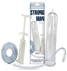 Bomba Peniana Strong Man Com Seringa