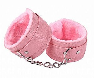 Algema com Corrente e Fivelas - Rosa