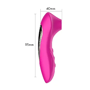 Vibrador Sugador De Clitóris Com Ondas De Pressão Recarregável