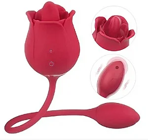 Rosa com Língua Estimuladora de Clitóris e ponto G