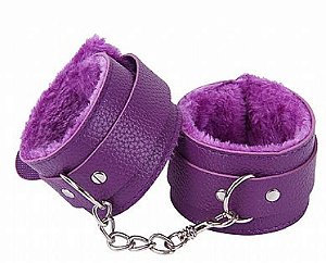 Algema com Corrente e Fivelas - Roxo