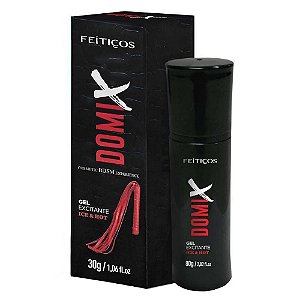 Domix Gel Excitante Ice e Hot BDSM Experience - 30g - Feitiços