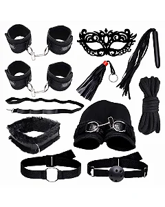 Kit Sado Bdsm Bondage 8 Itens - Yaffa