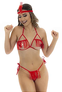 Mini Fantasia Pimentinha Melindrosa Vermelha- Pimenta Sexy