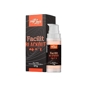 Facilit Blackout 4x1 Gel Lubrificante Vasodilatador - 17g - Soft Love