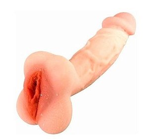 Masturbador Masculino Cyberskin em Pênis e Vagina