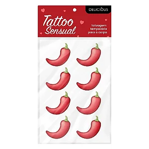 Tatuagem Pimentinha Adesivos Temporária
