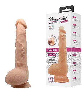 Pênis Realístico Com Glande Definida E Ventosa 24 Cm - Beautiful Jason