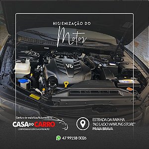 Lavação motor