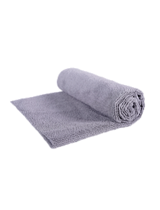 TOALHA DE MICROFIBRA SEM COSTURA CINZA 40X60 350GSM - VONIXX