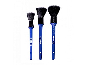 KIT 3 PINCÉIS PARA DETALHAMENTO ULTRA MACIOS - VONIXX
