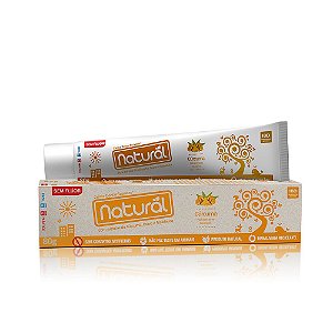 Creme Dental Natural Extrato de Cúrcuma e Cravo 80gr - Orgânico Natural
