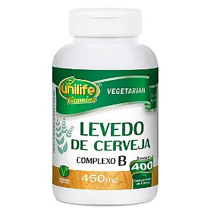 Levedo de Cerveja 450mg 400 comp. - Unilife