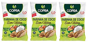 Kit 3uni Farinha de Coco 100gr - Copra
