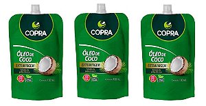 Kit 3uni Óleo de Coco Extravirgem 100ml pouch - Copra