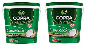 Kit 2uni Óleo de Coco Extravirgem Balde 3,2kg - Copra