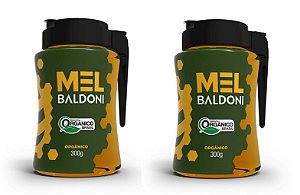 Kit 2uni Mel Jarra Orgânico 300gr - Baldoni