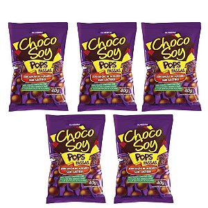 5uni Pops Passas 40gr - Chocosoy
