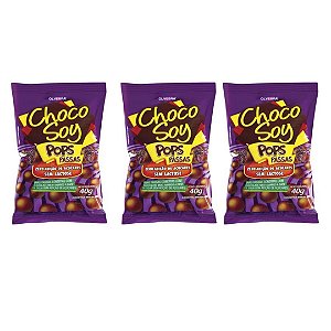 3uni Pops Passas 40gr - Chocosoy