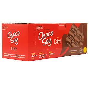 10uni Barra Diet 80gr - Chocosoy