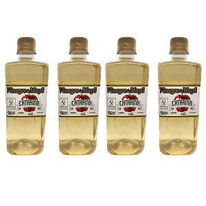 Kit 4uni Vinagre de Maçã 100% Orgânico 600ml - Catarina