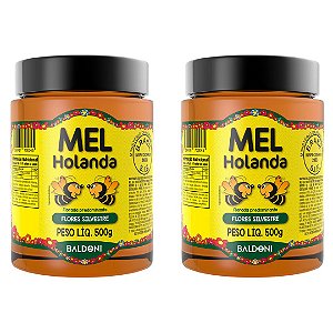 Kit 2uni Mel Silvestre Holanda 500gr - Baldoni