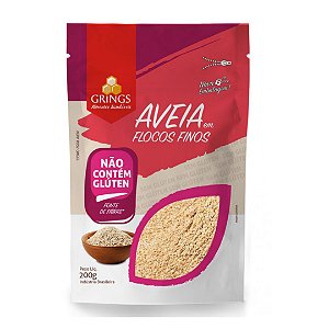 Aveia Flocos Finos 200g - Grings