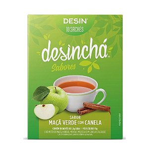 Desincha Maca Verde com Canela 10 Saches - Desinchá