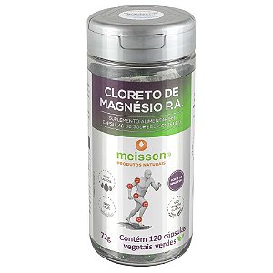 Meissen Cloreto de Magnesio P.A. 500 mg 120 cáps. Verde - Meissen