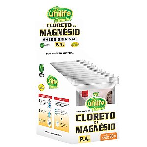 Uni Cloreto de Magnesio em Pó - Dp (10X33g) - Unilife