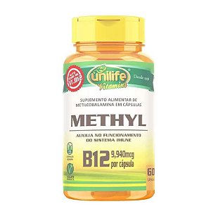 Uni Vit. B12 Metilcobalamina 350mg. - 60 cáps - Unilife