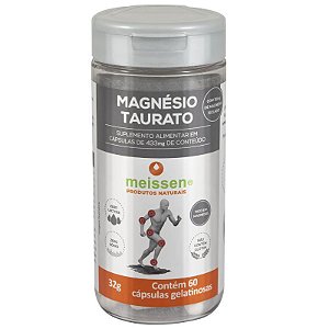 Magnésio Taurato 550mg 60 cáps - Meissen