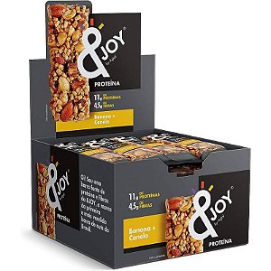 Barra Proteína Banana Canela display 12uni de 35g - &Joy