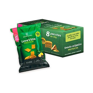 LeveVitta Protein Lemon Pepper Leve Croc 8 Unidades de 30g