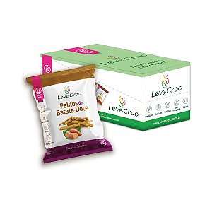 Biscoito Palitos de Batata-Doce Leve Croc 12 Unidades de 25g