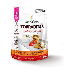 Torraditas Low Carb sem Glúten Original Leve Croc 120g