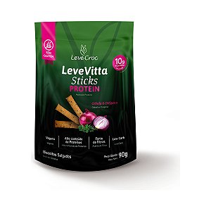 LeveVitta Protein Sticks Cebola e Orégano Leve Croc 90g
