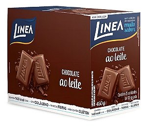 Chocolate ao Leite Linea Zero Açúcar 15 Unidades de 30g