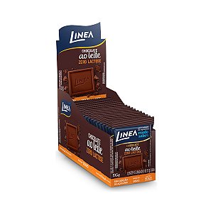 Chocolate ao Leite Linea Zero Lactose 15 Unidades de 13g