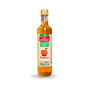 Vinagre de Maçã Orgânico 4 Estações Vidro 500ml