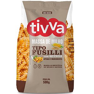 Fusilli Quinoa  sem Glúten 500g Tivva - Enova