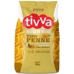 Penne Linhaça sem Glúten 500g  Tivva - Enova