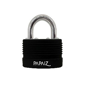 Cadeado com Chave de 25mm Xadrez Preto Misto TSA Twinpack Papaiz - Papaiz