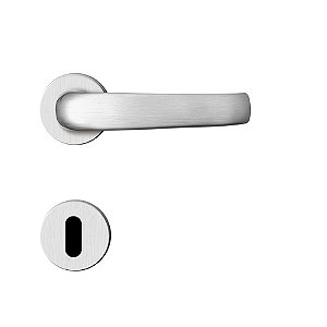 Fechadura Porta Interna Cromo Acetinado 40mm MZ271 Standard Papaiz